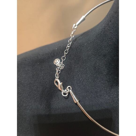 Women's Statement Necklace With Turquoise And Red Gemstones Lobster Claw Clasp - Picture 5 of 7